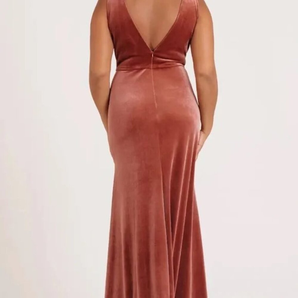 Anthropologie Jenny Yoo Logan Gown English Rose Size 16 - Picture 3 of 8